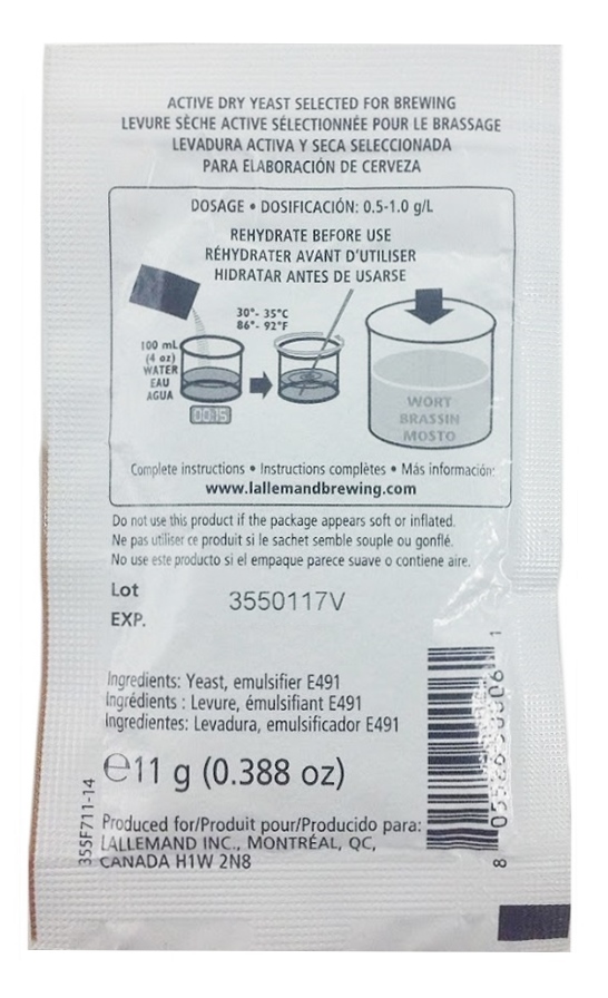 Danstar FARMHOUSE Dry Beer Yeast 11gram Packet for Belgian Farmhouse Ales (Formerly Belle Saison) - Image 2