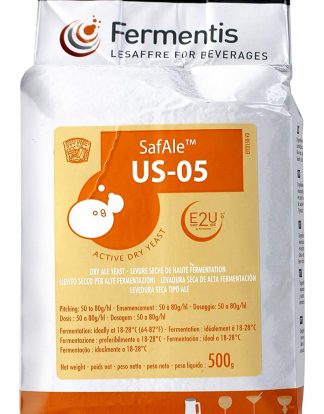 BRICK YEAST US-05 500g (1.1lb) Fermentis Fermentis Safale Beer Yeast for American Beer and Ales