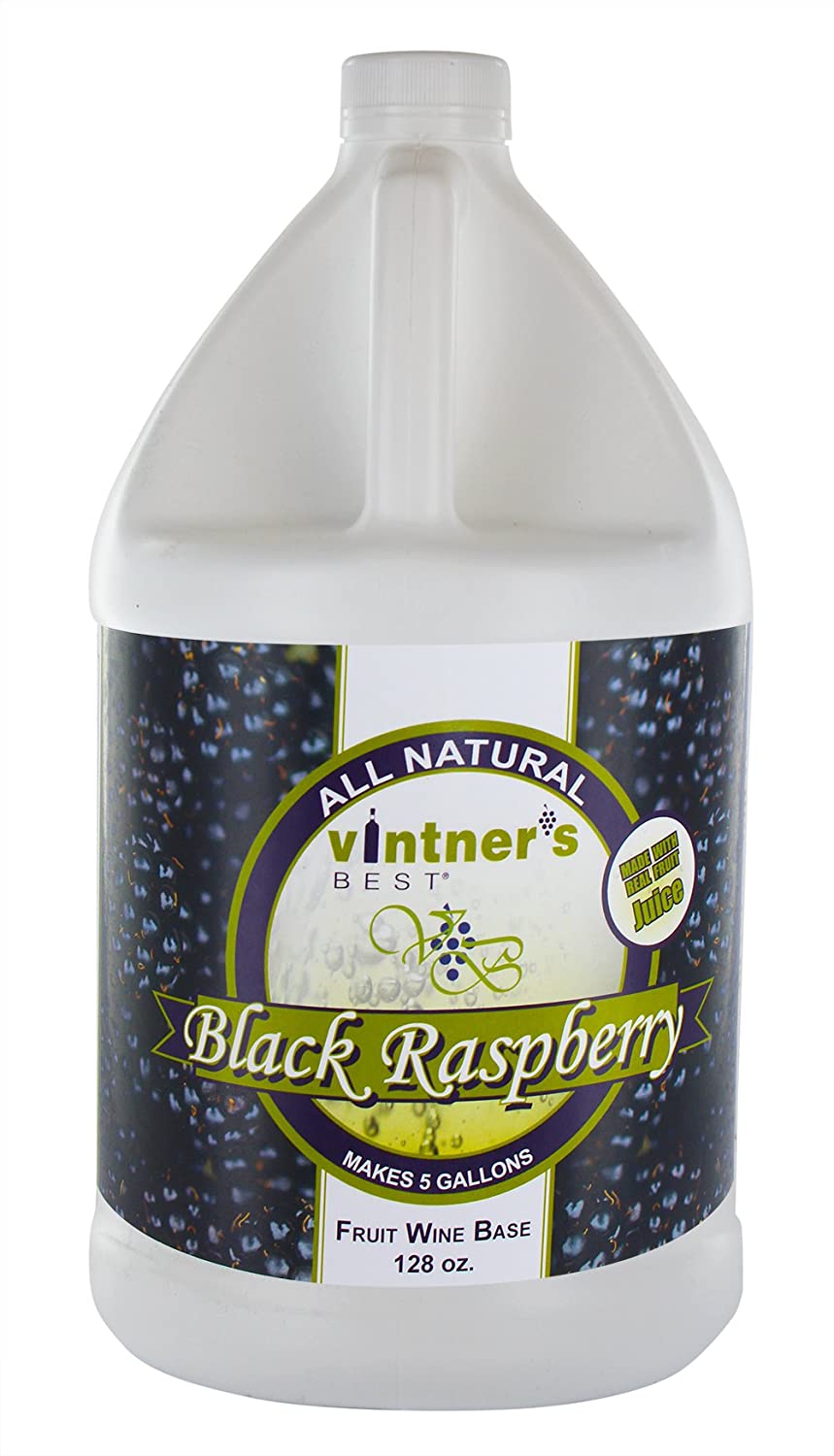 Vintner's Best Black Raspberry Fruit Wine Base - 128 oz (1 gallon)