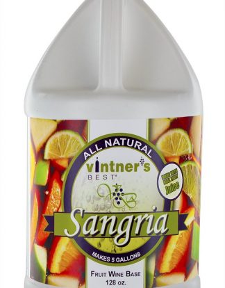 SANGRIA WINE KIT from Vintner's Best 128 oz (1 Gallon Jug) Makes 5 Gallons