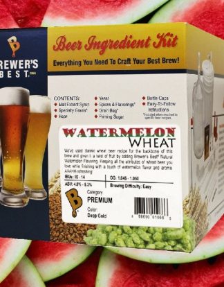 BEER KIT Watermelon Wheat Summer Seasonal from Brewers Best - Beer Ingredient Kit Makes 5 gals