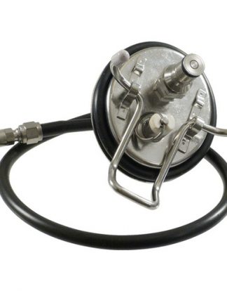CARBONATING KEG HATCH LID Carbonation Lid for Cornelius Style Keg - Carbonation Lid fits Ball or Pin Lock Corny Kegs to Carbonate Beer Soda or Shrub Krome C6536