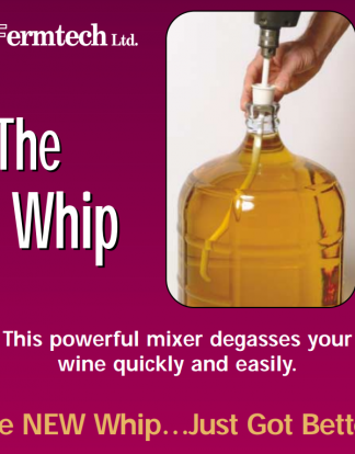 NEW VERSION The Whip Wine Degasser Mixer Stirrer from FermTech