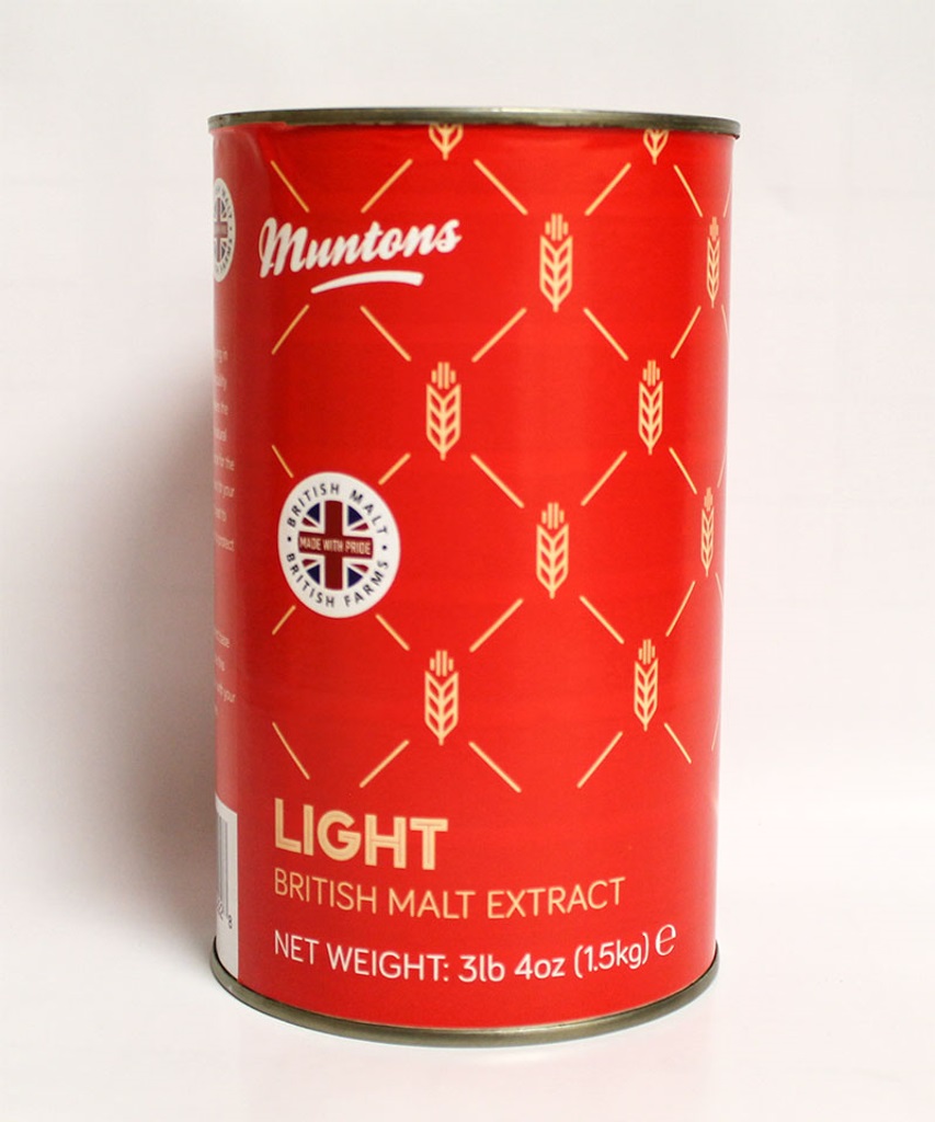 LME MUNTONS HOPPED LIGHT Liquid Malt Extract 1.5kg (3.3 lbs) - Image 2