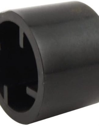 RACKING CANE TIP Anti-Sediment Black Plastic Tip For 3/8in Canes