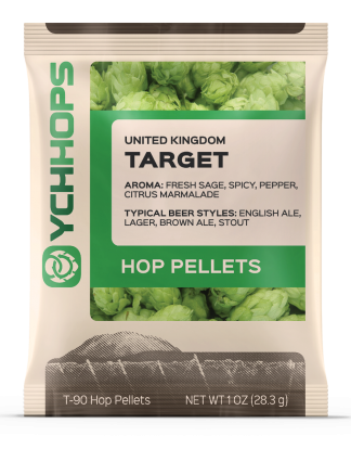 Target (UK) 2023 Pellet Hops 2 oz From Yakima Valley Hops