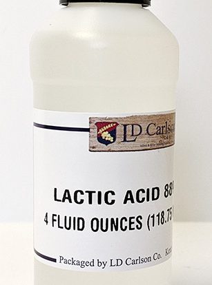 LACTIC ACID 5oz Liquid 88% Concentrate to Lower PH