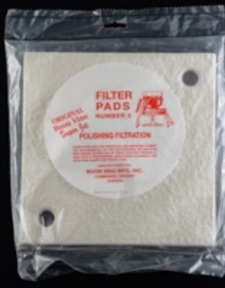 WINE FILTER PADS FINE Polish Grade #2 for Buon Vino SUPER Jet Filter (Factory Pack of 3)