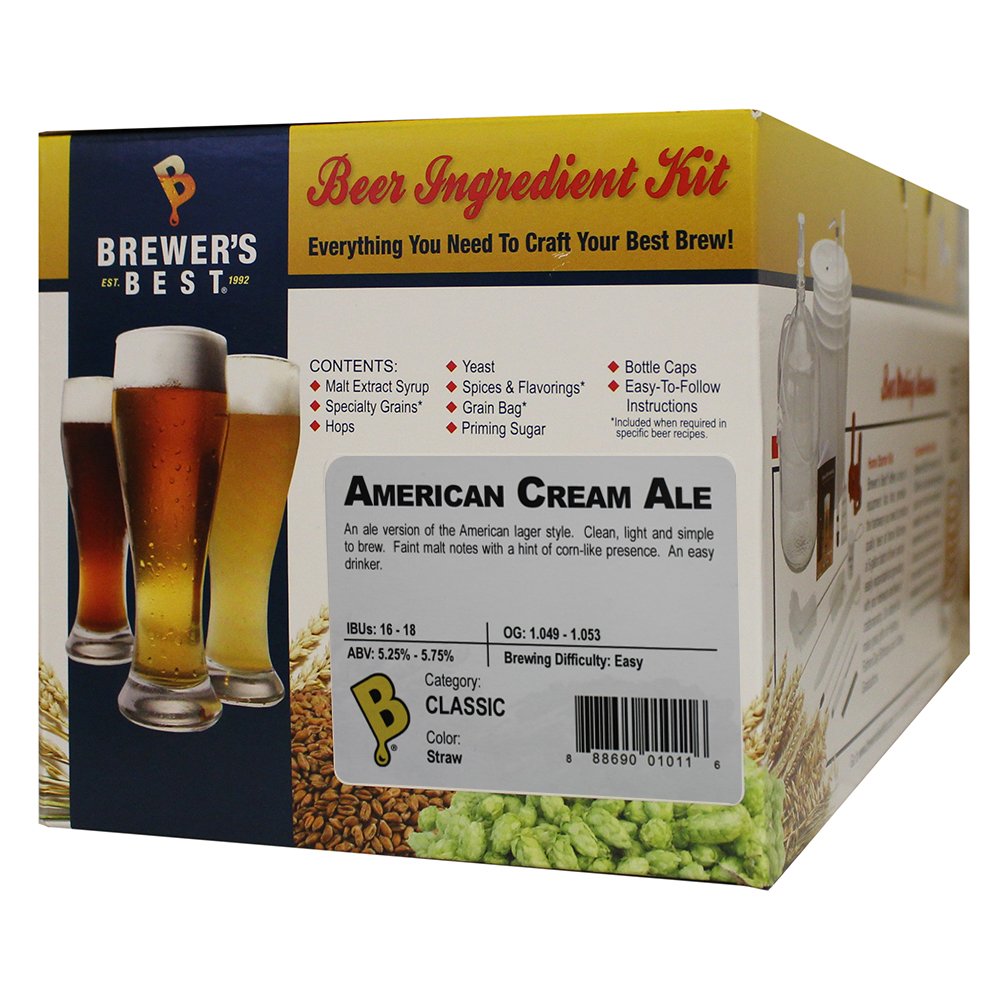 BEER KIT American Cream Ale - Brewer's Best Home Brew Ingredient Kit - Makes 5 Gallons