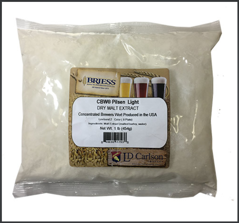 DME PILSEN LIGHT Briess PILSNER Dry Malt Extract 1LB CBW (Packaging Varies)