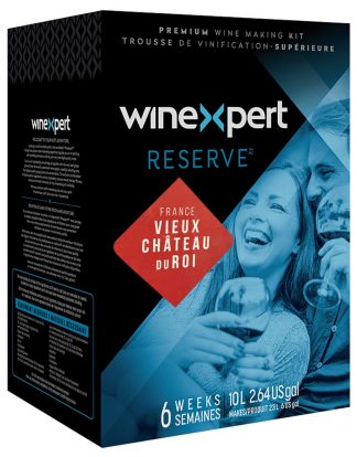 WINE KIT RESERVE Vieux Chateau Du Roi Petite Shiraz Blend Wine 10L Ingredient Kit from WineXpert