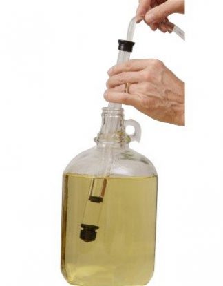 MINI AUTOSIPHON KIT 3/8" RACKING CANE w/Hose and Clamp for Gallon Jugs and 2-Gal Fermenters Auto Siphon Starts Easy with a Couple Pumps