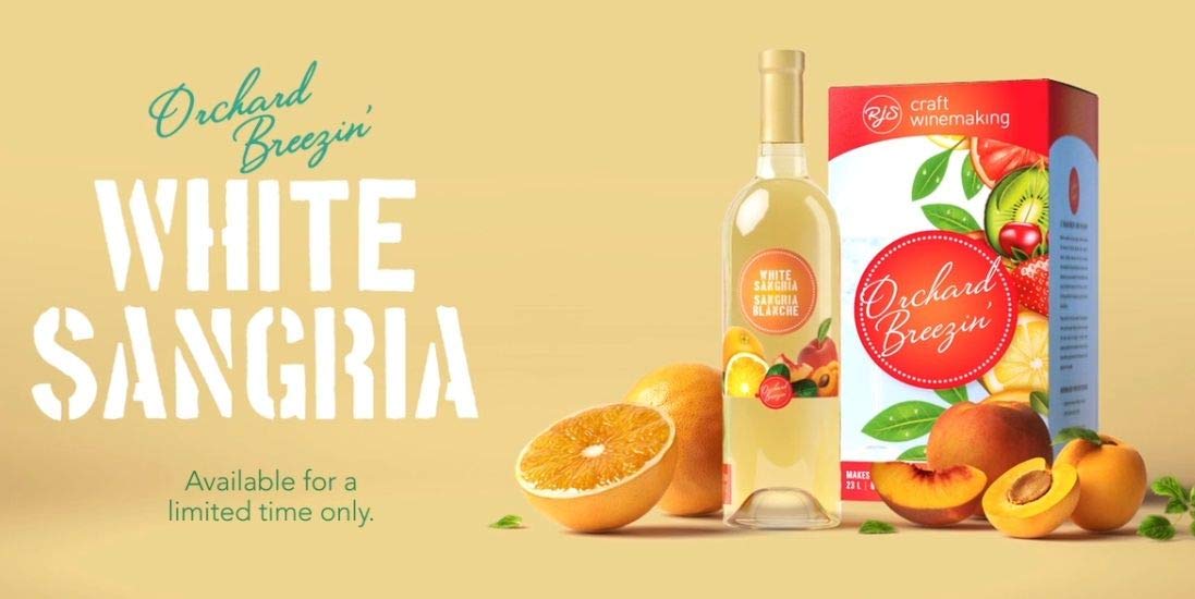 LIMITED EDITION WINE KIT White Sangria Wine RJS Spagnols Orchard Breezin Ingredient Kit - Image 5