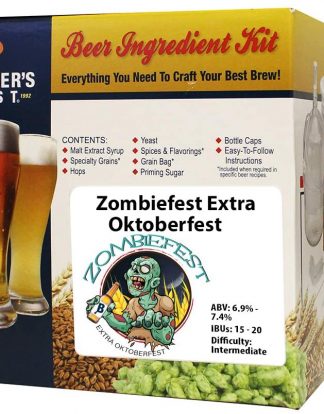 BEER KIT Zombiefest Extra Oktoberfest Style Ingredient Package (Limited Seasonal) Makes 5 Gallons