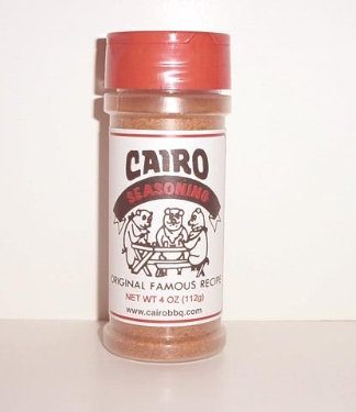 CAIRO BAR-B-QUE SEASONING Dry BBQ Rub or Sprinkle 4oz Shaker Bottle