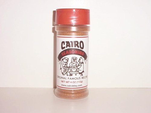 CAIRO BAR-B-QUE SEASONING Dry BBQ Rub or Sprinkle 4oz Shaker Bottle