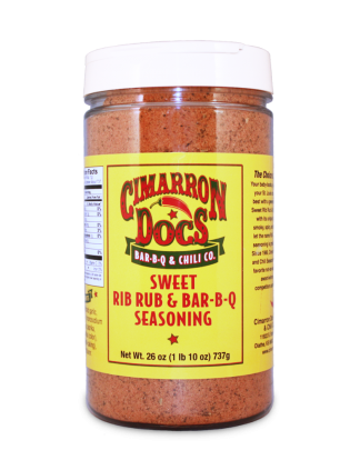 Cimarron Docs Sweet Rib Rub & Bar-B-Que Seasoning Large 26oz