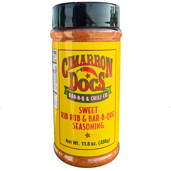 DISCONTINUED Cimarron Docs Sweet Rib Rub & Bar-B-Que Seasoning Medium 11.8oz