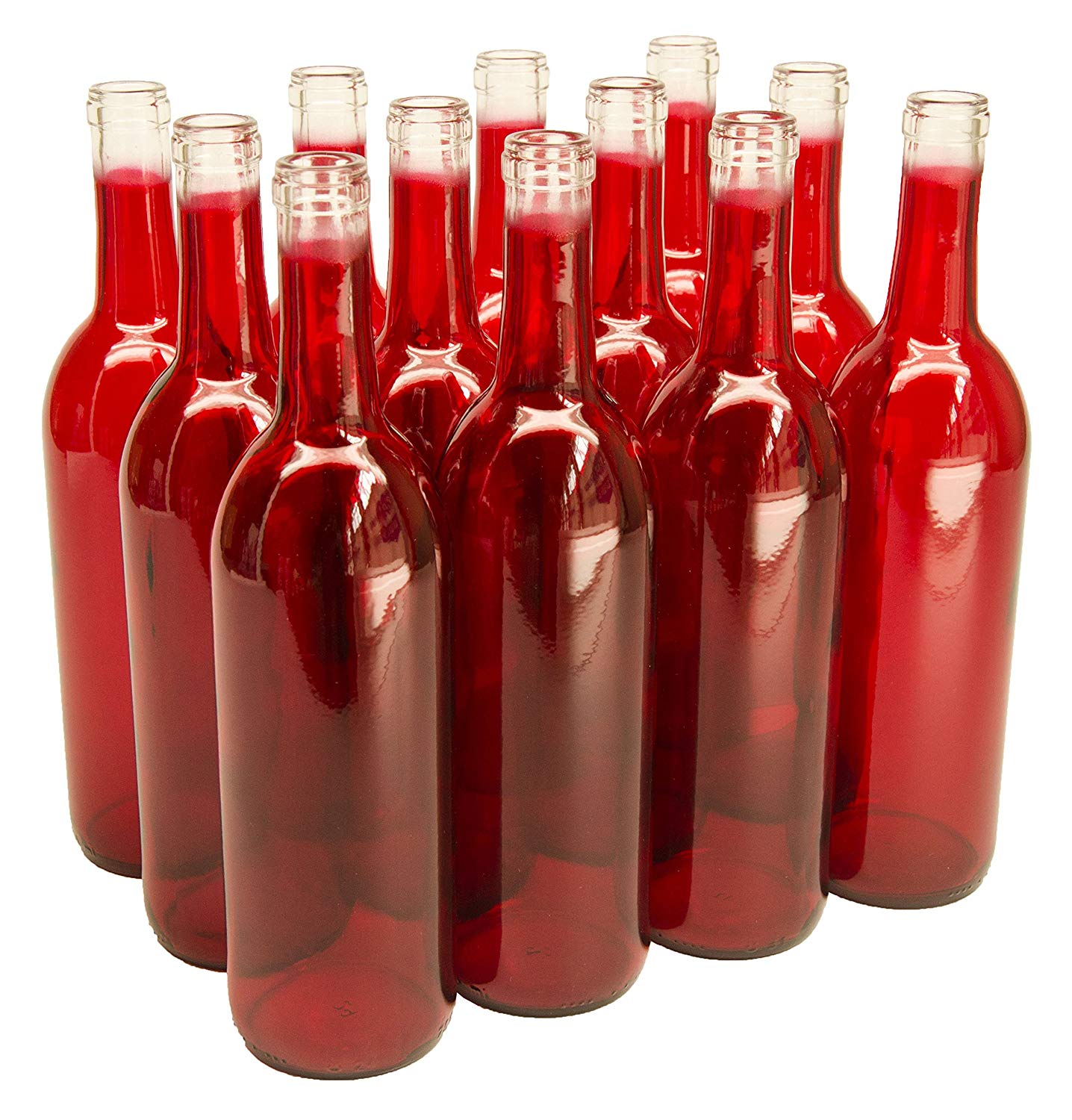 WINE BOTTLES RED Bordeaux New Case of 12 750ml Cork Finish