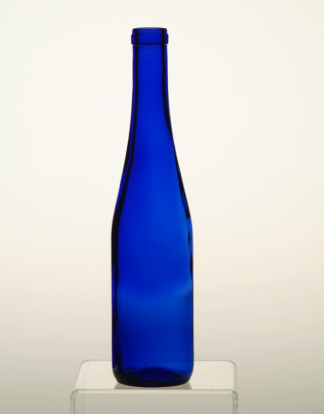 WINE BOTTLES 375 ml "Splits" Cobalt Blue Stretch Hock Bottles Full Case of 24