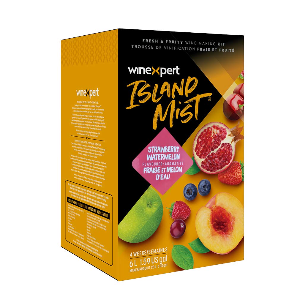 JUICE BOX WINE KIT Island Mist Strawberry Watermelon White Shiraz 6 Gallon Ingredient Kit by Winexpert - Image 2