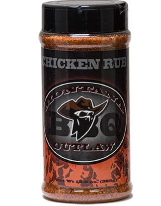 DISCONTINUED MONTANA OUTLAW CHICKEN RUB Large 13.6oz Shaker Bottle