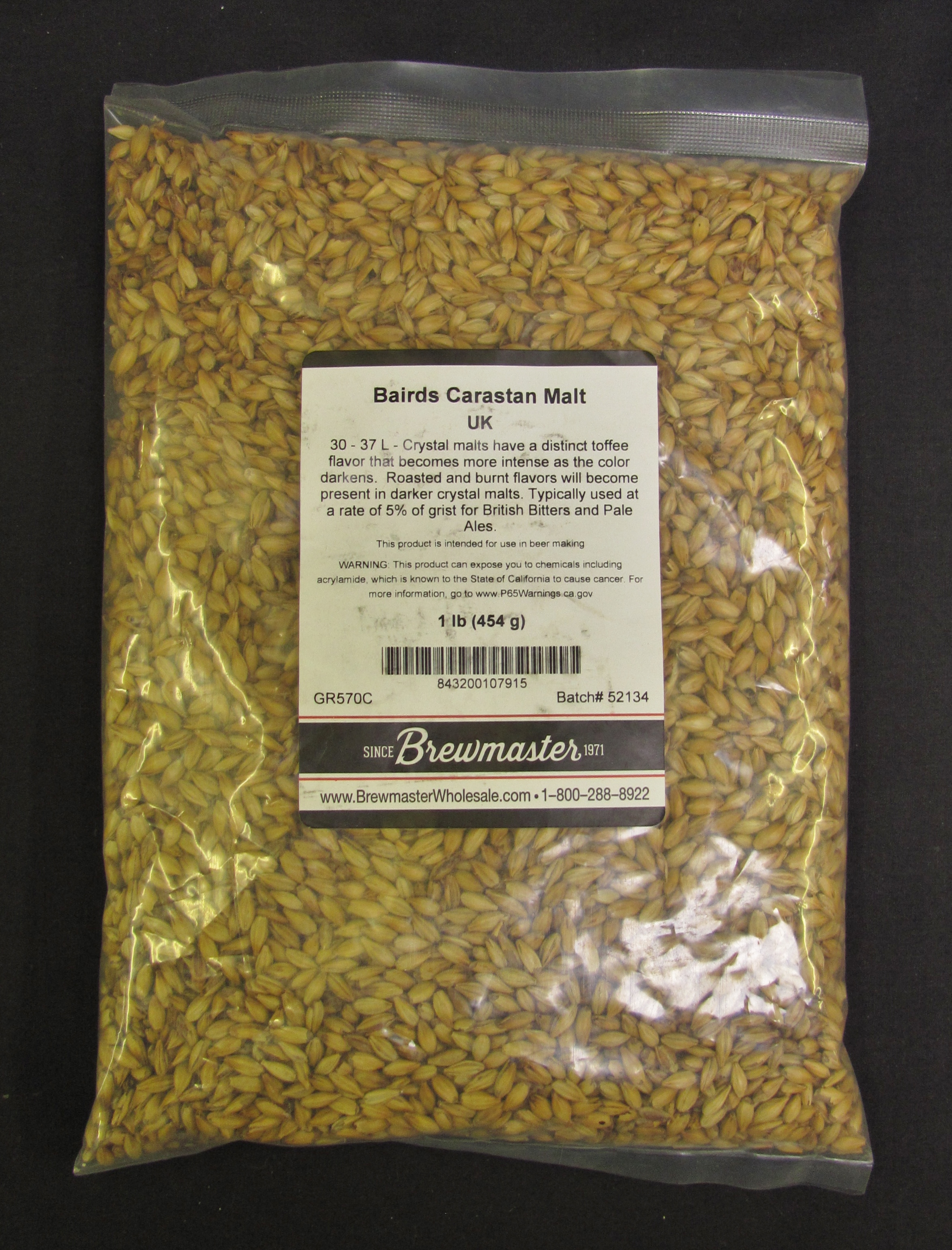 Bairds English Carastan Malt - 1 Pound Uncrushed - Image 3