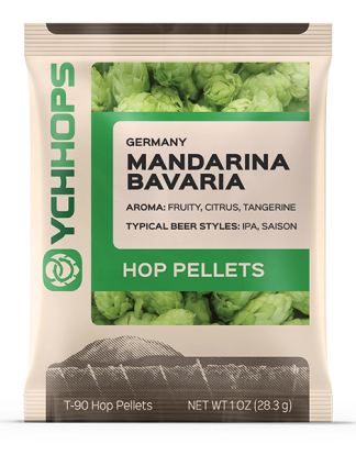 MANDARINA BAVARIA Hops (German) 1oz Hop Pellets  "The Tangerine Machine"