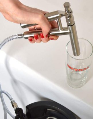 Pluto Beverage Gun - Stainless Steel Model BEER GUN from Keg King (Bare Unit)