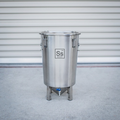 DISCONTINUED CONICAL FERMENTER 14 Gallon Ss Brewtech Brew Bucket Stainless Steel Fermenter FREE SHIPPING