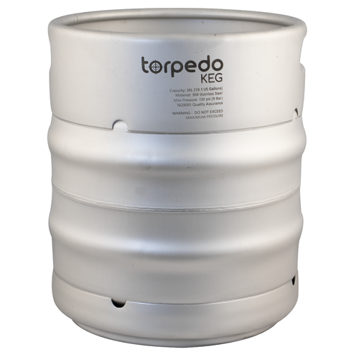 TORPEDO KEG 10 GALLON Stainless Steel Stackable Ball Lock Pepsi/Cornelius Type Corny Keg for Soda Beer or Cold Brew FREE SHIPPING - Image 3
