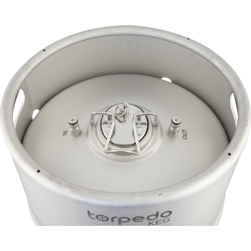 TORPEDO KEG 10 GALLON Stainless Steel Stackable Ball Lock Pepsi/Cornelius Type Corny Keg for Soda Beer or Cold Brew FREE SHIPPING - Image 2