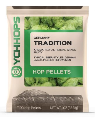 GERMAN TRADITION Hop Pellets (Hallertauer Tradition) 1oz Hops
