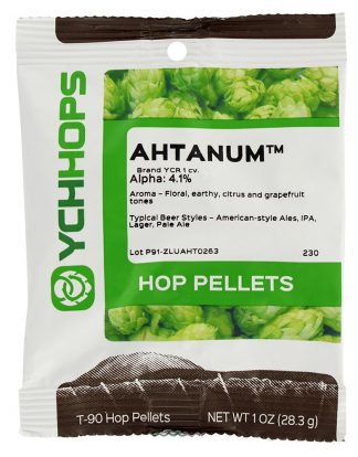US HOPS Ahtanum® Brand Hop Pellets - 1 Ounce