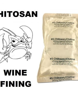 CHITOSAN WINE FINING 5oz Liquid Clarifier 75ml Bladder for Clearing BEER / WINE / SHINE FAST