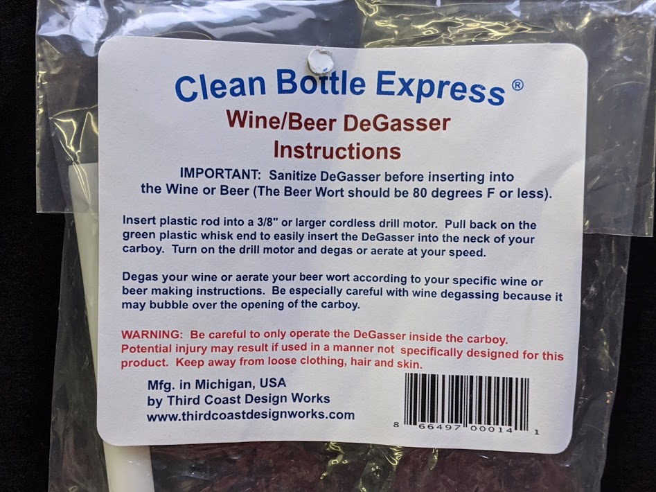 EXPRESS DEGASSER Clean Bottle Express Wine/Beer Degassing Rod - Image 5