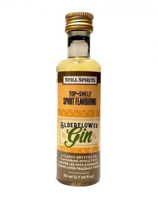 ELDERFLOWER GIN Flavoring Still Spirits Top Shelf Elderflower Gin Essence Flavors 2.25L