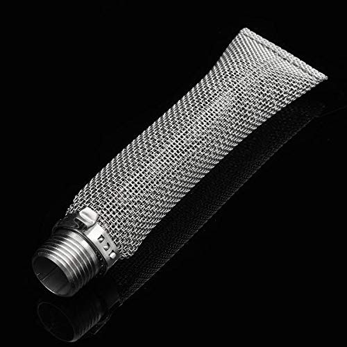 1/2in NPT Beer Filter Screen Mesh Filter 12/6 inch for Homebrew Kettle Mash Tun 