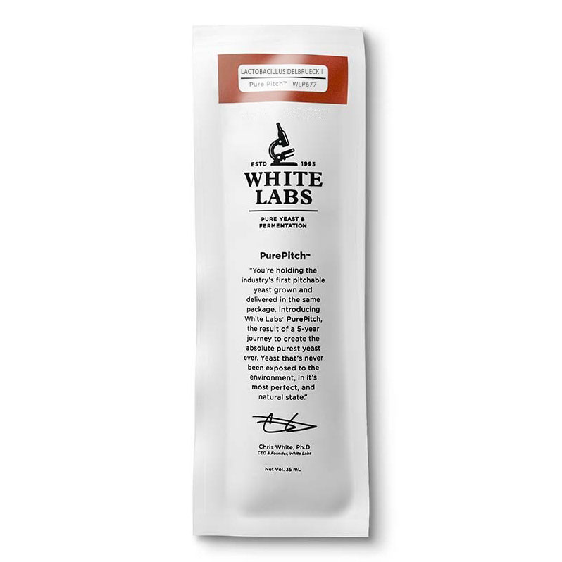 White Labs Lactobacillus Delbrueckii WLP677 With Cold Pack and Heat Shield