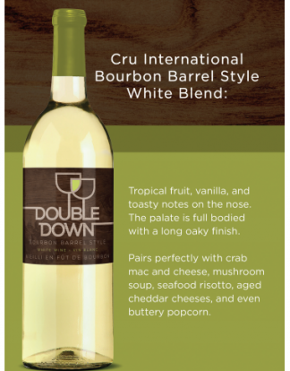 CINT LIMITED Double Down Bourbon Barrel Style White Blend RJS Spagnols Cru International 4982