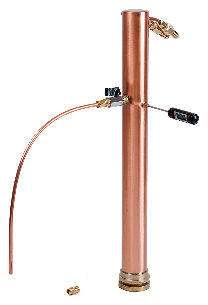 DS130 SPIRITMAKER COPPER CONDENSER Reflux Whiskey Still Top from New Zealand (AlcOengine KL04633) - Image 3