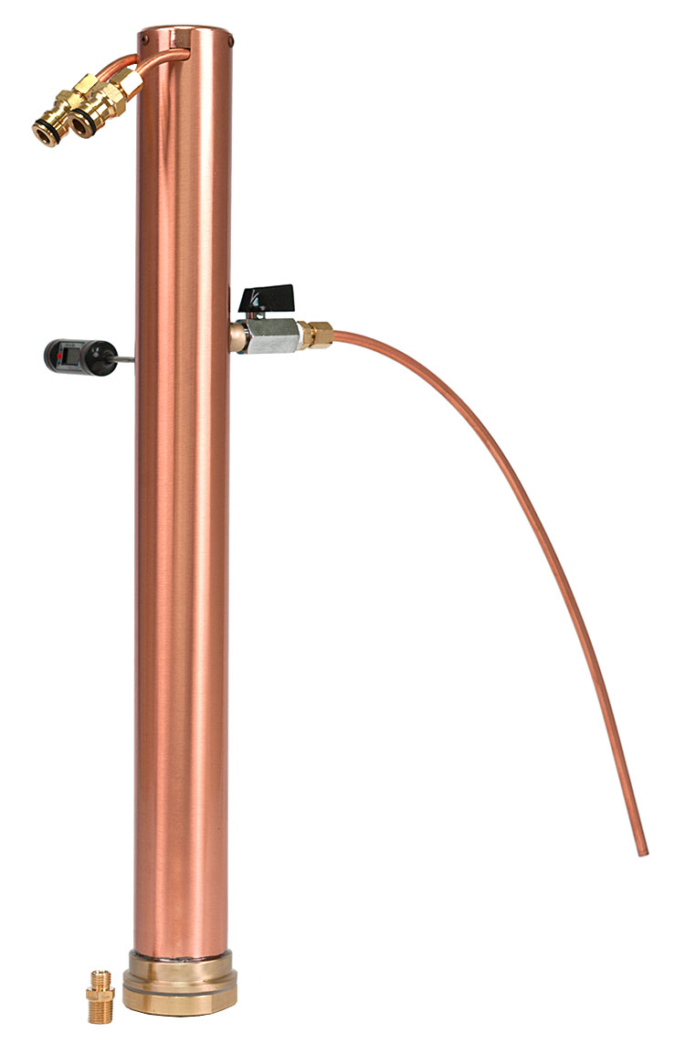 DS130 SPIRITMAKER COPPER CONDENSER Reflux Whiskey Still Top from New Zealand (AlcOengine KL04633) - Image 6