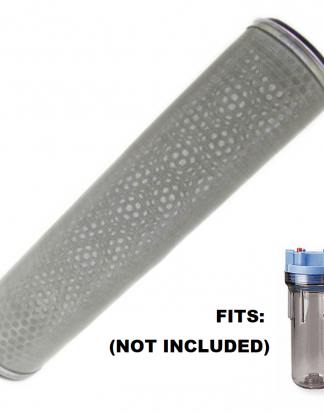 (Currently Unavailable) RINSABLE FILTER CARTRIDGE fits BevBright Canister Type Filtration Units - 400 Micron Stainless Steel Screen - Fits 10" Filter Frames (Can be used as Hop Randall)