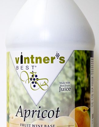 WINE KIT APRICOT Vintners Best Fruit Wine Base 1 Gallon Jug Makes 5 Gallons Wine