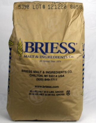 Briess 2-ROW BREWERS MALT for Home Brewing - 50 LB Uncrushed (DIRECT SHIP)