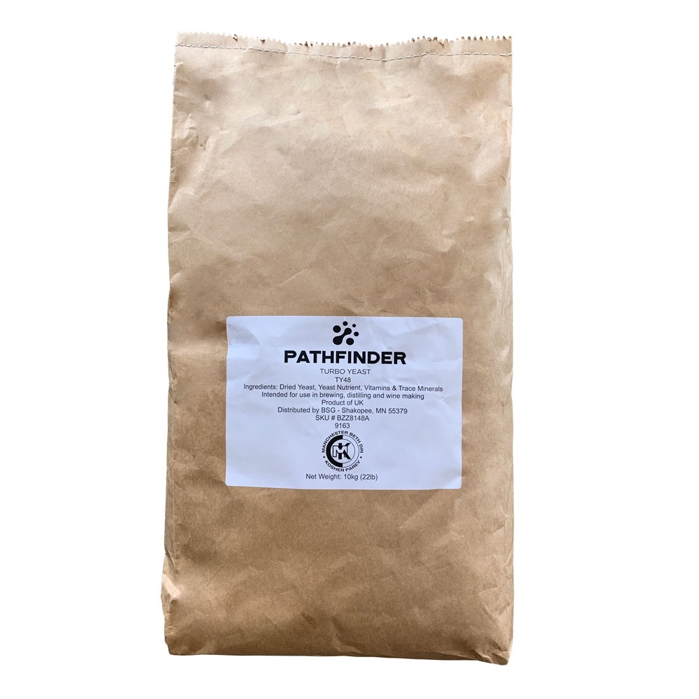 TORN BAG PATHFINDER 48Hour Turbo Yeast 10KG Sack Makes 500 Gallons of