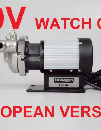 240V INTERNATIONAL VERSION RIPTIDE PUMP Blichmann Engineering (from March Pumps) Integrated Valve FREE SHIPPING