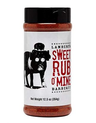BBQ RUB LARGE Lambert's Sweet Rub O' Mine Bar-B-Que Rub 12.5 oz