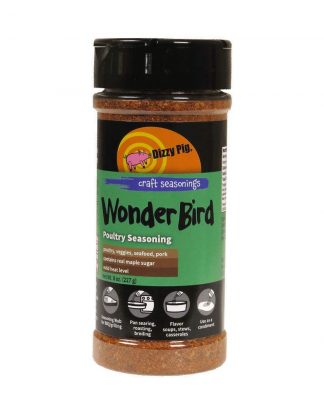 Dizzy Pig Wonder Bird Poultry BBQ Seasoning Spice and Dry Rub - All Purpose Blend for Chicken, Turkey and More - Natural, No MSG - 8 oz WONDERBIRD