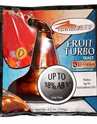 FRUIT TURBO FermFast Fruit Turbo Yeast 4.2oz Up To 18% ABV Does 6.6 Gallons